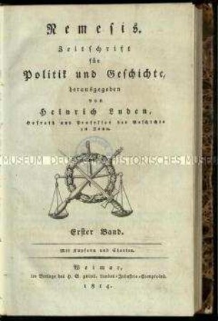 Nemesis. Zeitschrift für Politik und Geschichte. Jg. 1814