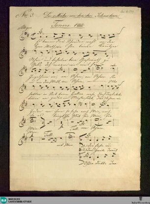 2 Partsongs - Don Mus.Ms. 899 : Coro maschile