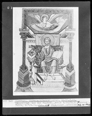 Fuldaer Evangeliar — Der Evangelist Matthäus, Folio 24verso