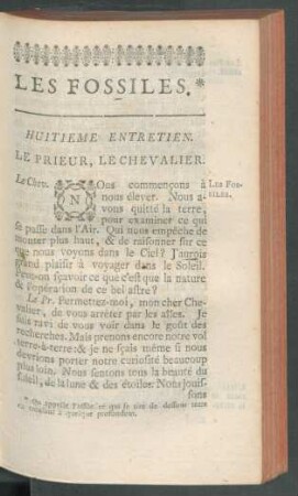 Huitieme entretien.