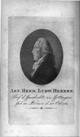 Arn. Herm. Ludw. Heeren : [Kupferstichportrait]