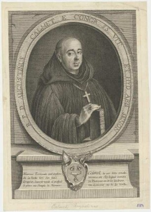 Bildnis des Augustinus Calmet