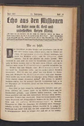 Juli 1911. Heft 10
