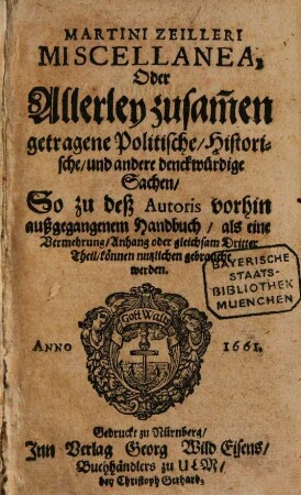 Miscellanea