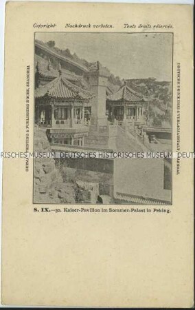 Detail des Kaiserlichen Sommerpalastes in Peking