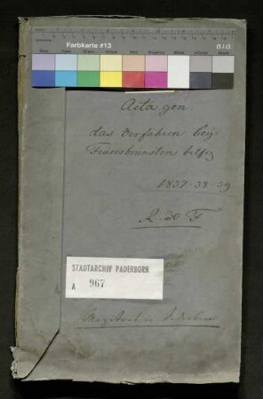 Das Verfahren bei Feuersbrünsten
