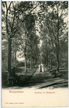 Großenhain. Partie im Stadtpark