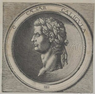 Bildnis des Caivs Caesar Caligvla IIII