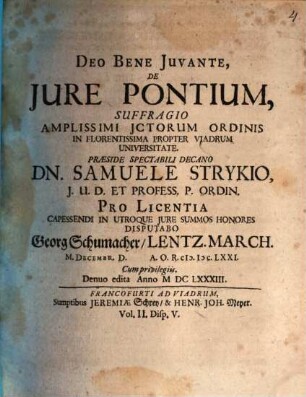 De iure pontium disputatio