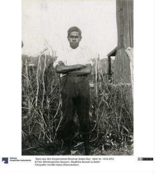 "Mann aus dem Eingeborenen Reservat, Botany-Bay"