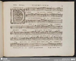 XIX. De profundis clamavi ad te Domine