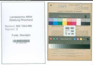 Entnazifizierung Wendelin Fulde , geb. 25.03.1888 (Grubensteiger)