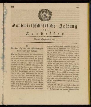 Monat September 1831