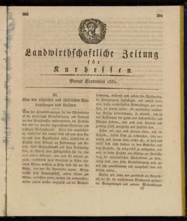 Monat September 1831