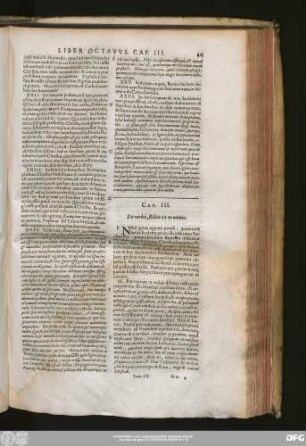 Cap. III. De verbis, Bibite ex eo omnes.