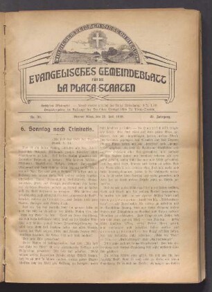 No. 30. 23. Juli 1919