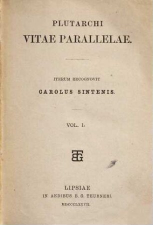 Plutarchi vitae parallelae, 1