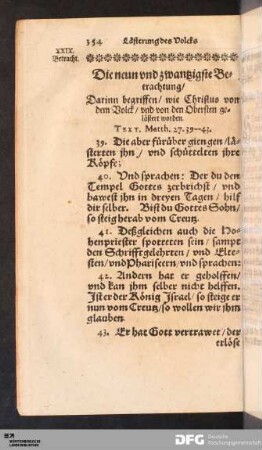 Die neun und zwantzigste Betrachtung [...].
