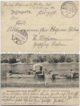 Boote auf dem Orangefluss