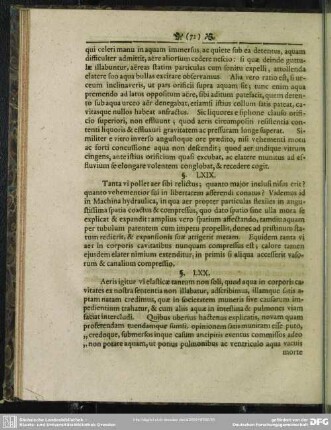§. LXX. Anacephalaeosis opinionis meae aperta & ingenua professio