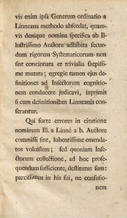 Genera et species insectorum
