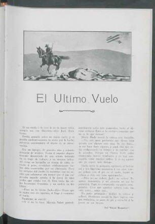 El Último Vuelo : [Del "Royal Magazine"]