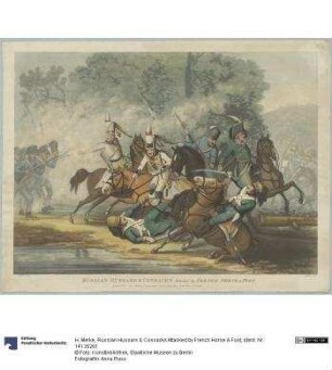 Russian Hussars & Cossacks Attacked by French Horse & Foot