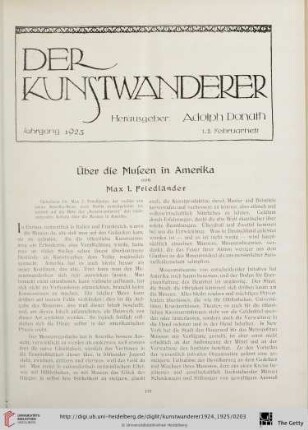 6/7: Über die Museen in Amerika