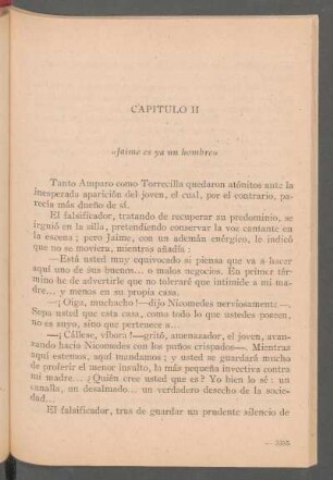 Capítulo II - "Jaime es ya un hombre"