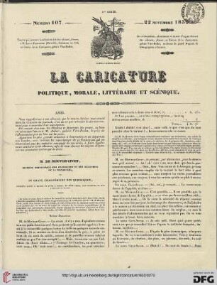 Numéro 107 (22 Novembre 1832)