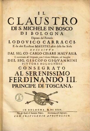 Il claustro di S. Michele in Bosco di Bologna