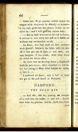 Nampont. The Dead Ass.
