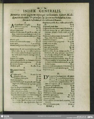Index Generalis