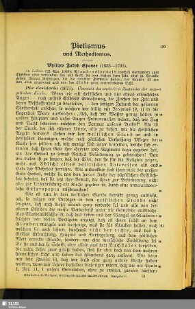 Pietismus und Methodismus