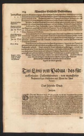 Das Zehende Buch.