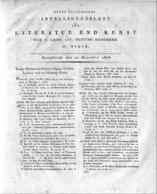 1806-12-20 : 57. Stück