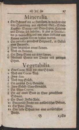 Vegetabilia.