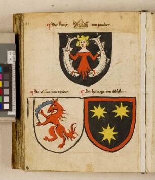 Der kunig von Zambre, Der groue von Affadot, Der hertzoge von Aschalot
