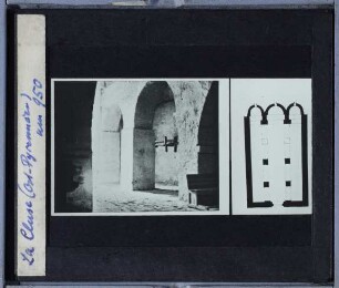 Les Cluses, Sainte-Marie : Innenansicht, Grundriss