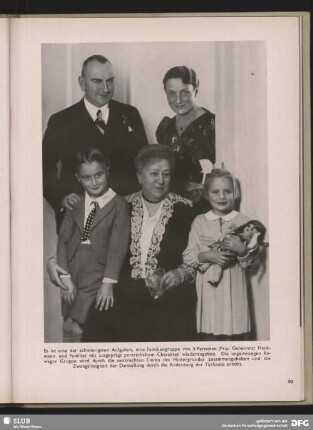 Frau Geheimrat Heckmann und Familie