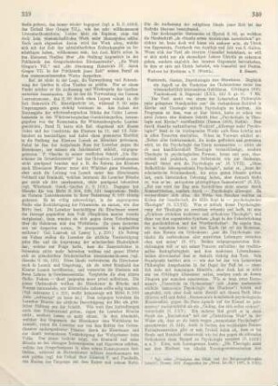 340-341 [Rezension] Vorbrodt, Gustav, Psychologie des Glaubens