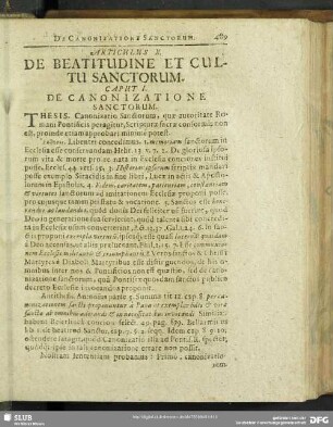 Articulus X. De Beatitudine Et Cultu Sanctorum