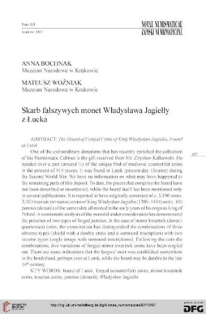 12: Skarb fałszywych monet Władysława Jagiełły z Łucka