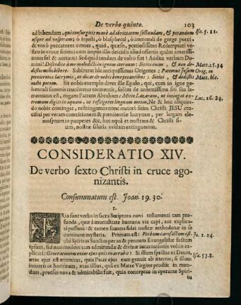 103-108, Consideratio XIV.
