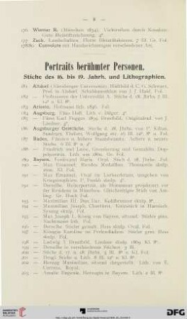 Porträts berühmter Personen (Nr. 181-365)
