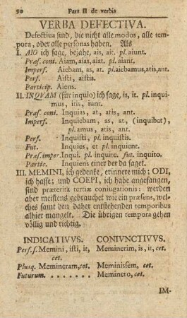 Verba Defectiva