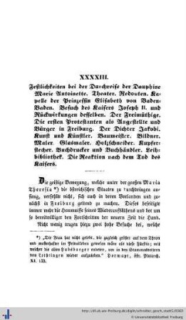 XXXXIII.Festlichkeiten bei der Durchreise der Dauphine Marie Antoinette