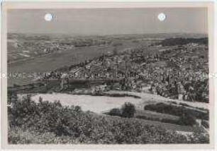 Bingen am Rhein, Bingerbrück, Blick auf die Städte