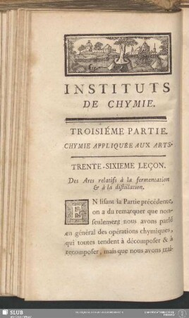 Troisiéme Partie. Chymie Appliquée Aux Arts
