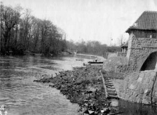 Leipzig: Elsterwehr - Anschwemmung